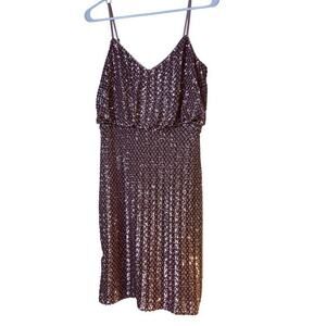 Vince‎ Camuto pink sequin dress